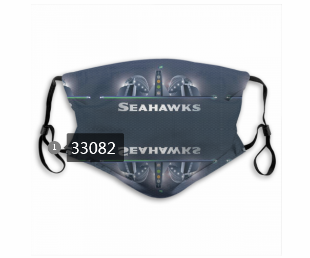 New 2021 NFL Seattle Seahawks #27 Dust mask with filter-0